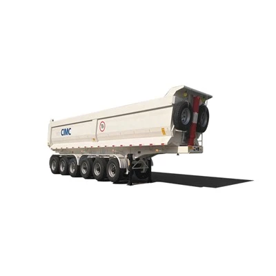 Trailer lật phía sau
